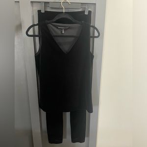 White House Black Market Velvet Set.